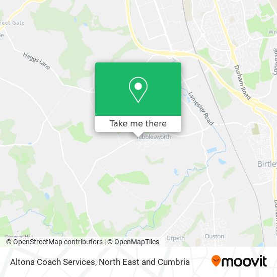 Altona Coach Services map