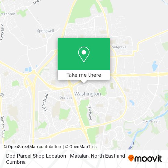 Dpd Parcel Shop Location - Matalan map