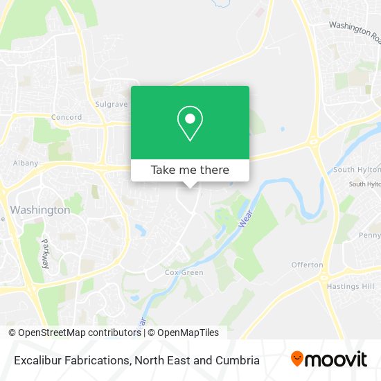 Excalibur Fabrications map