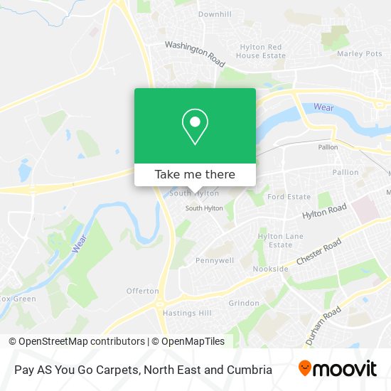 Pay AS You Go Carpets map