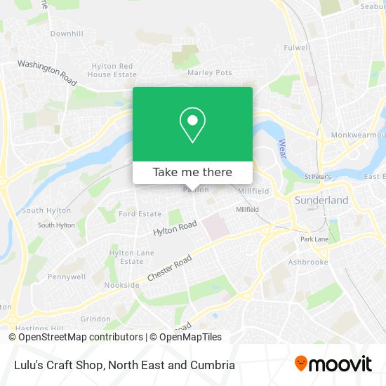 Lulu's Craft Shop map