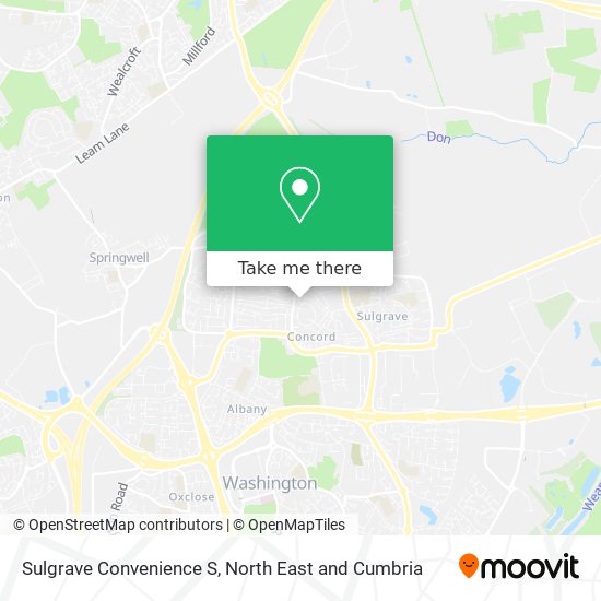 Sulgrave Convenience S map