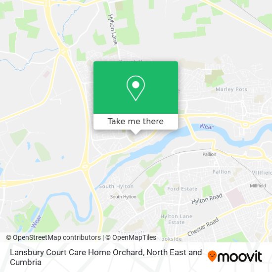 Lansbury Court Care Home Orchard map