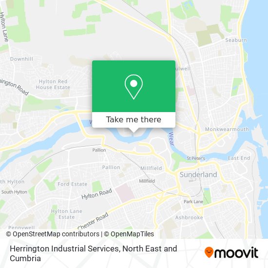 Herrington Industrial Services map