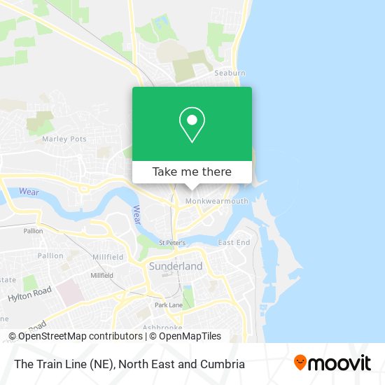The Train Line (NE) map