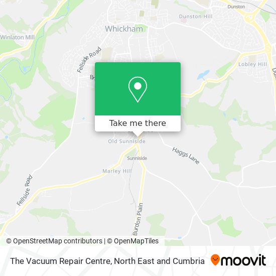 The Vacuum Repair Centre map