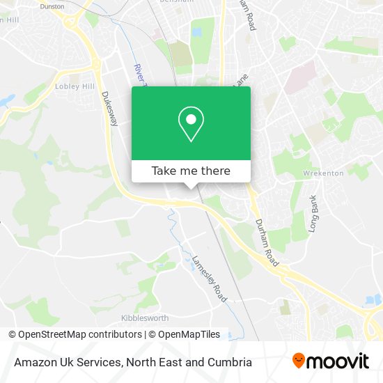 Amazon Uk Services map