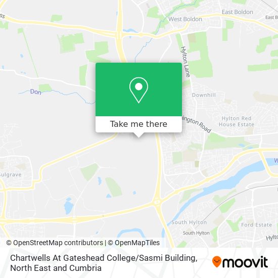 Chartwells At Gateshead College / Sasmi Building map