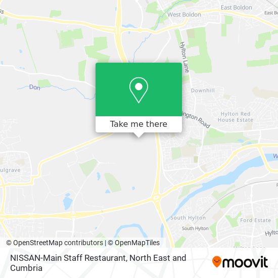 NISSAN-Main Staff Restaurant map