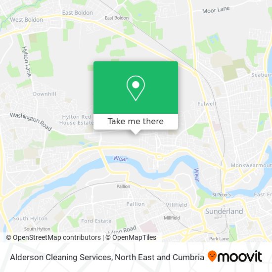 Alderson Cleaning Services map