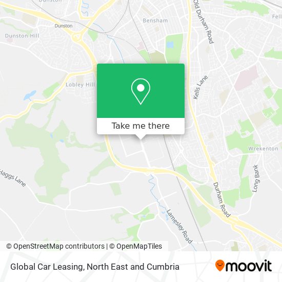 Global Car Leasing map