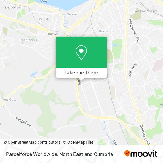 Parcelforce Worldwide map