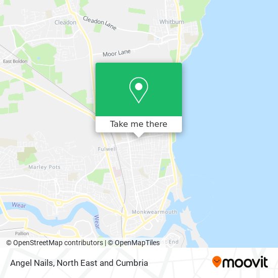 Angel Nails map