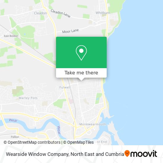Wearside Window Company map