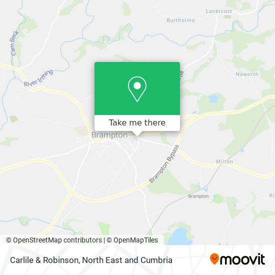 Carlile & Robinson map