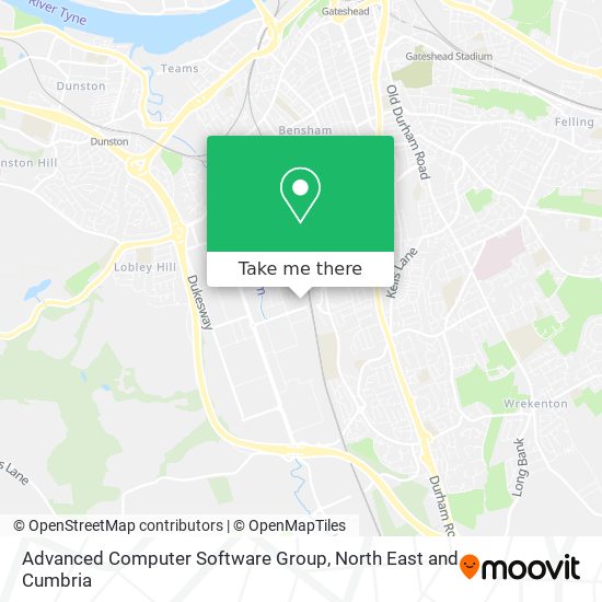 Advanced Computer Software Group map