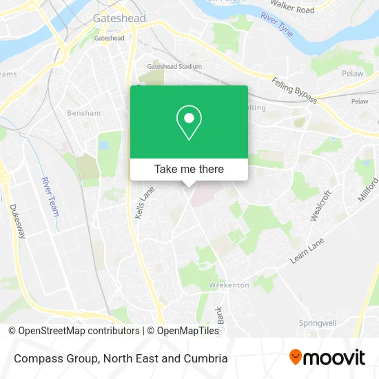 Compass Group map