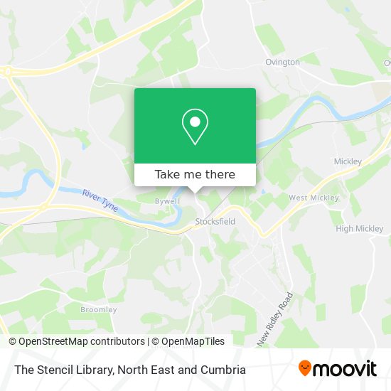 The Stencil Library map