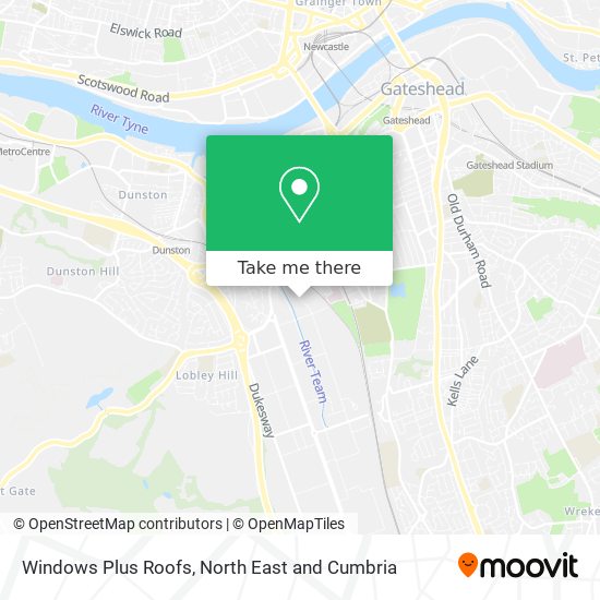 Windows Plus Roofs map