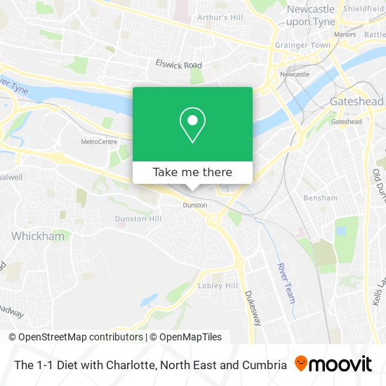 The 1-1 Diet with Charlotte map