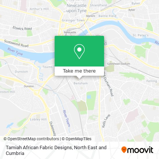 Tamiah African Fabric Designs map