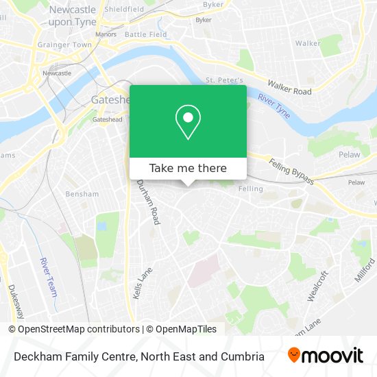 Deckham Family Centre map