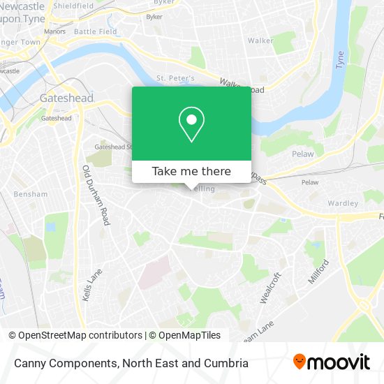 Canny Components map