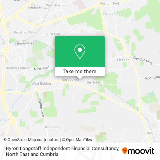 Byron Longstaff Independent Financial Consultancy map