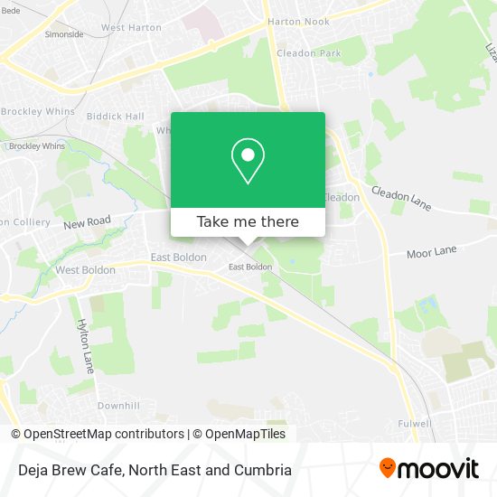 Deja Brew Cafe map