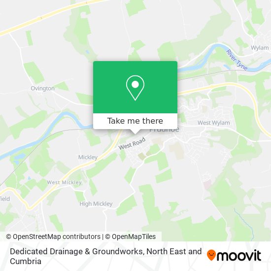 Dedicated Drainage & Groundworks map