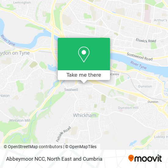 Abbeymoor NCC map