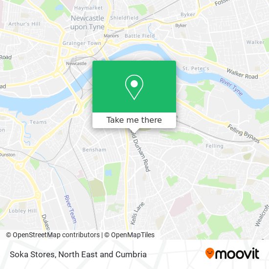 Soka Stores map