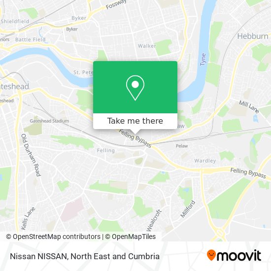 Nissan NISSAN map
