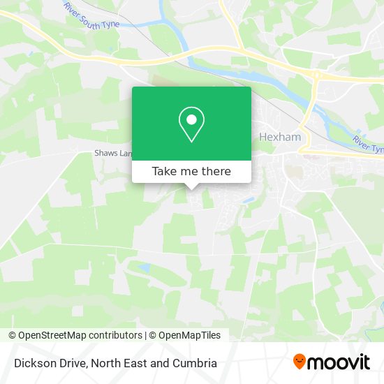 Dickson Drive map