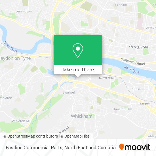 Fastline Commercial Parts map