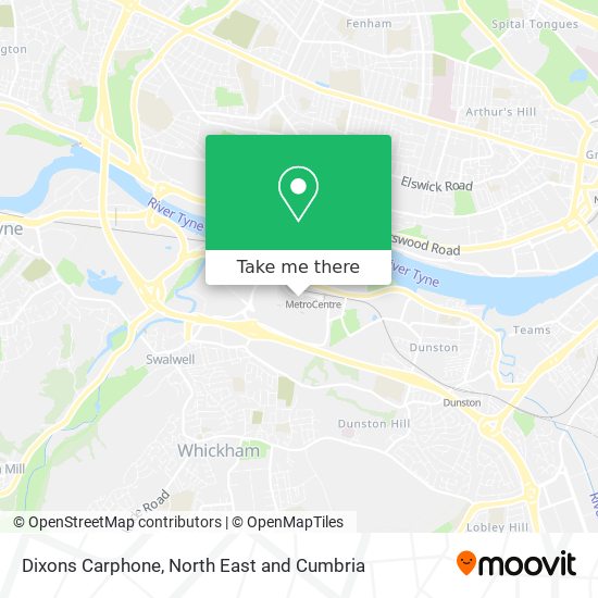 Dixons Carphone map