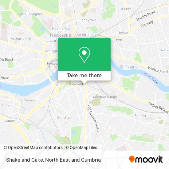 Shake and Cake map