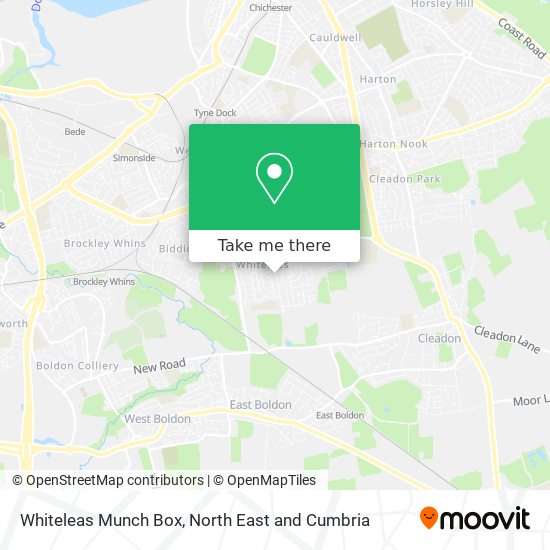 Whiteleas Munch Box map