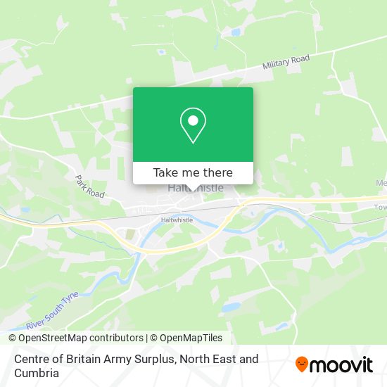 Centre of Britain Army Surplus map