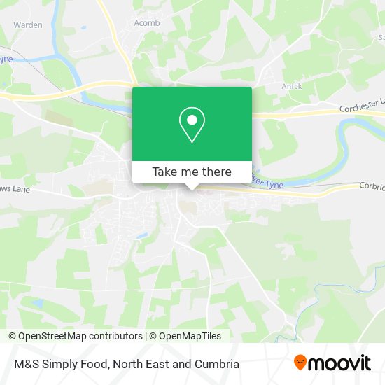 M&S Simply Food map