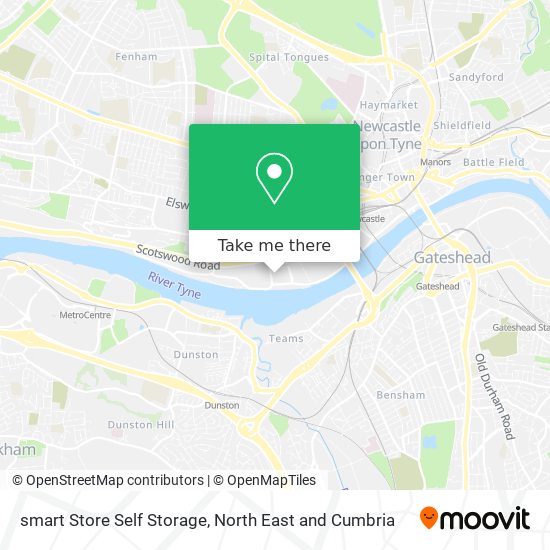 smart Store Self Storage map