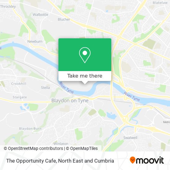 The Opportunity Cafe map