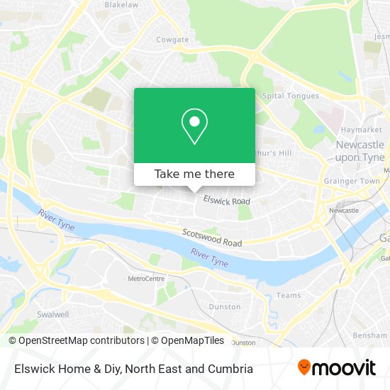 Elswick Home & Diy map