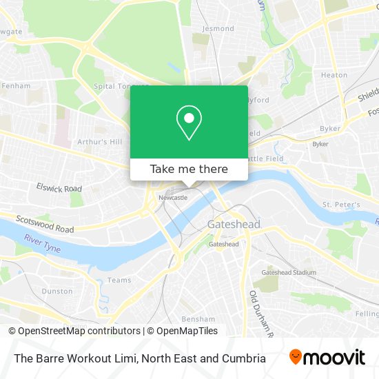 The Barre Workout Limi map