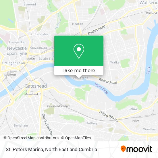 St. Peters Marina map