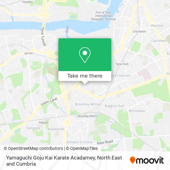 Yamaguchi Goju Kai Karate Acadamey map