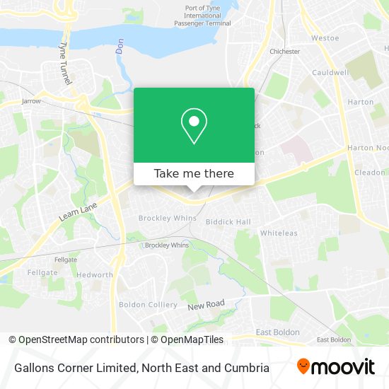 Gallons Corner Limited map