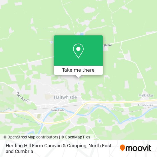 Herding Hill Farm Caravan & Camping map