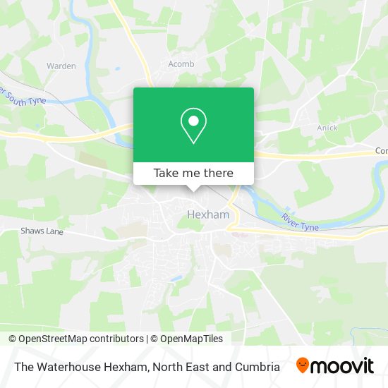The Waterhouse Hexham map