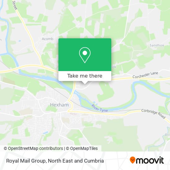 Royal Mail Group map